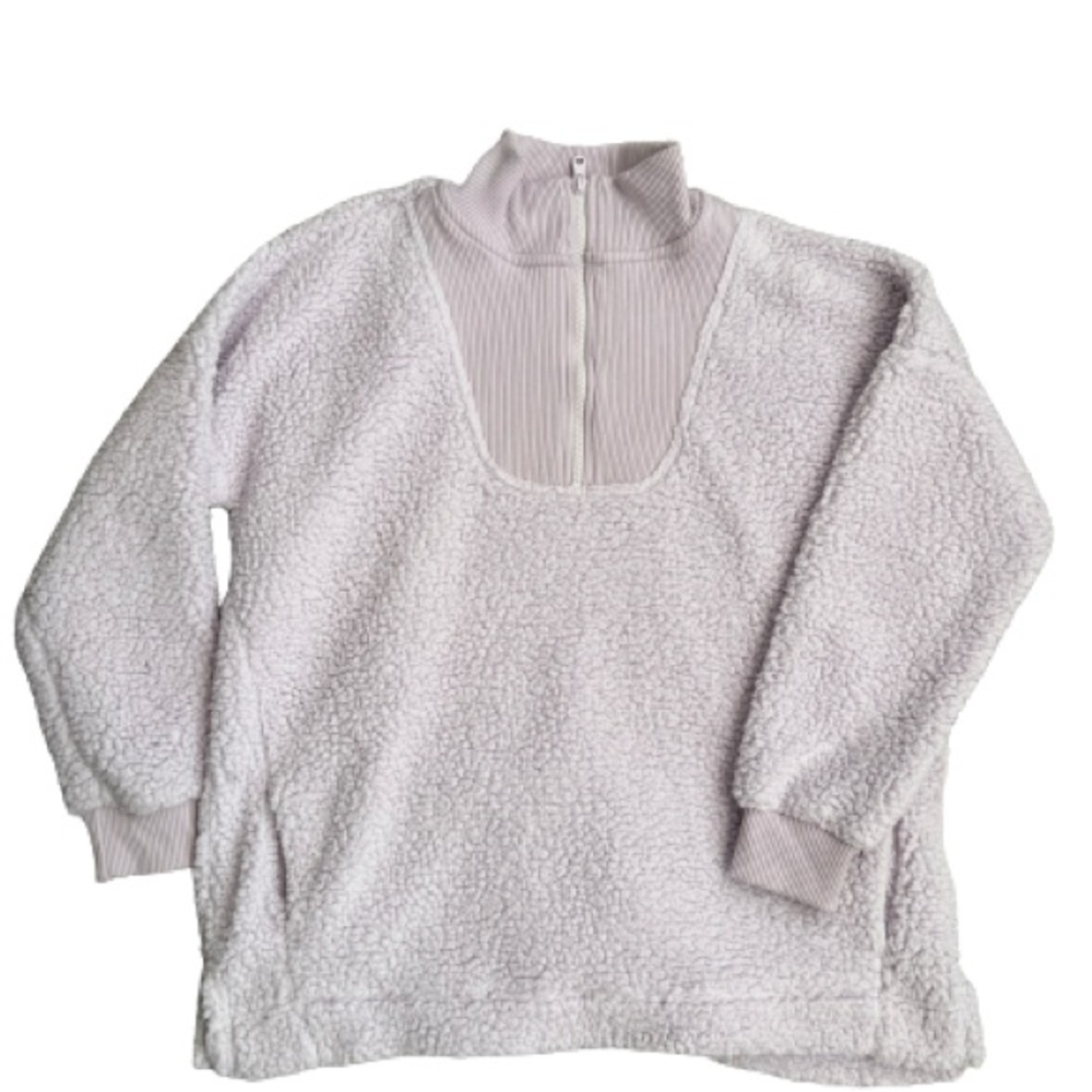 Aerie lavender Sherpa fleece S